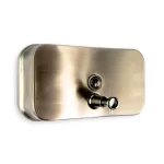 Dispensador Jabón Metálico Horizontal de 1 Litro